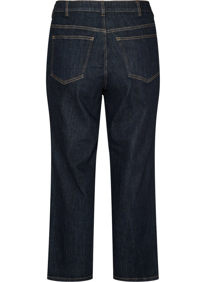 Straight Fit Jeans Kiana mit hoher Taille, Blau, Packshot image number 1