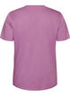 T-Shirt aus Bio-Baumwolle mit Lochstickerei, Lila, Packshot image number 1