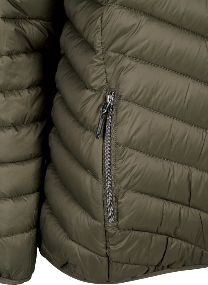 Leichte Jacke mit Kapuze, Gr&uuml;n, Packshot image number 3
