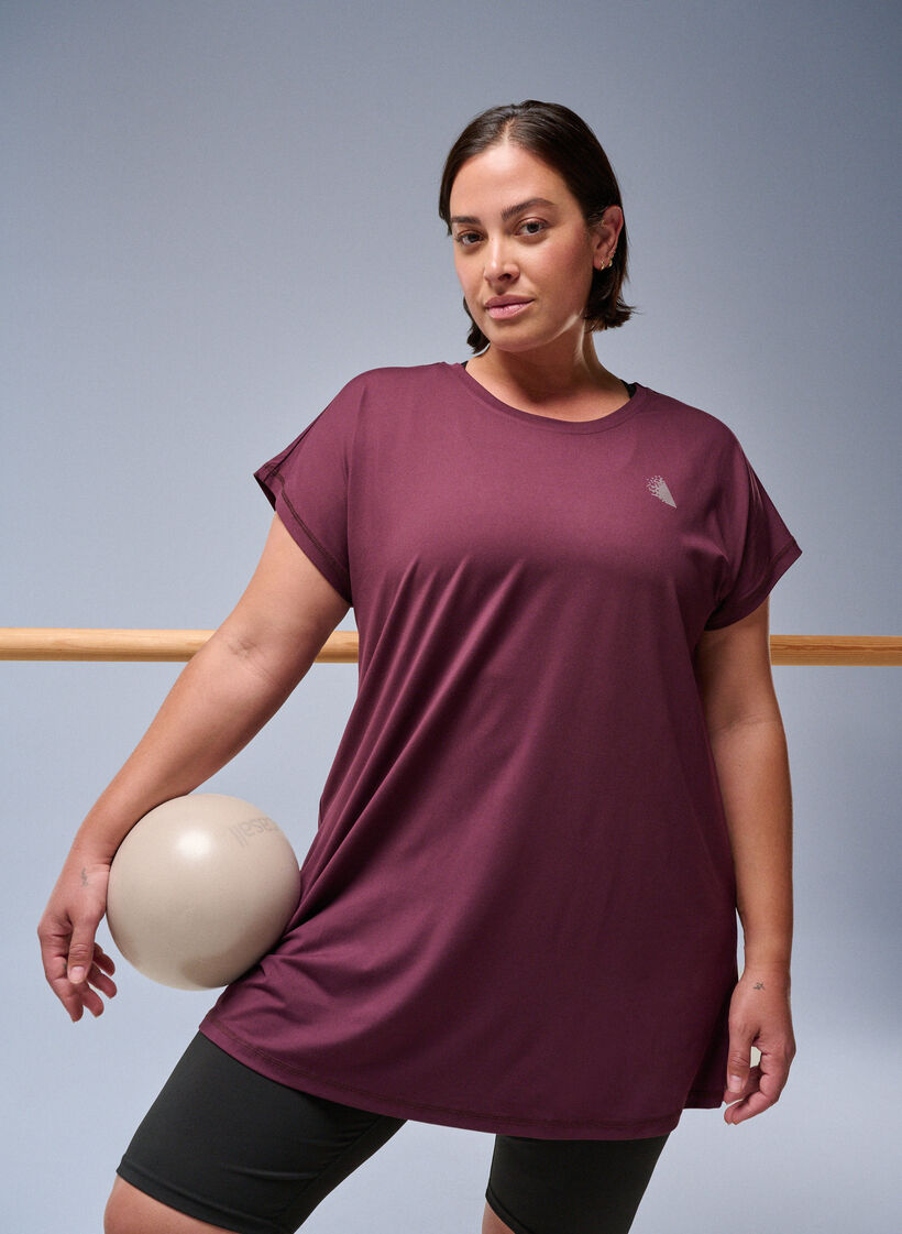 Langes Trainingsshirt, Rot, Image image number 0