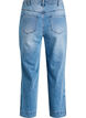 Kurze Kiana Jeans mit gerader Passform und Knopfdetails, Blau, Packshot image number 1