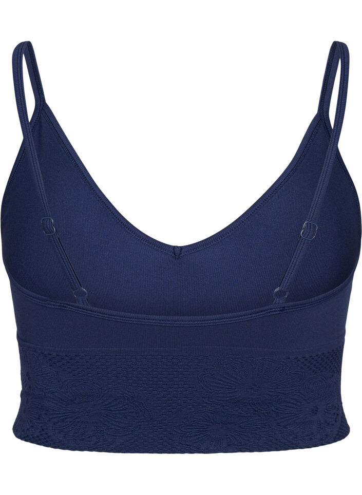 Nahtloses BH-Oberteil, Peacoat ASS, Packshot image number 1