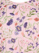 Gebl&uuml;mte Bluse mit kurzen &Auml;rmeln und Smok-Details, Rot, Packshot image number 2