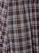 Karierter Midi-Rock aus Mesh, Blau, Packshot image number 2