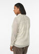 Bluse mit glitzerndem Muster, Vanille, Model image number 2