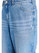 High Waist Jeans mit geradem Bein, Blau, Packshot image number 2