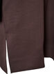 Sportliches Sweatkleid mit hohem Kragen und Rei&szlig;verschluss, Braun, Packshot image number 3
