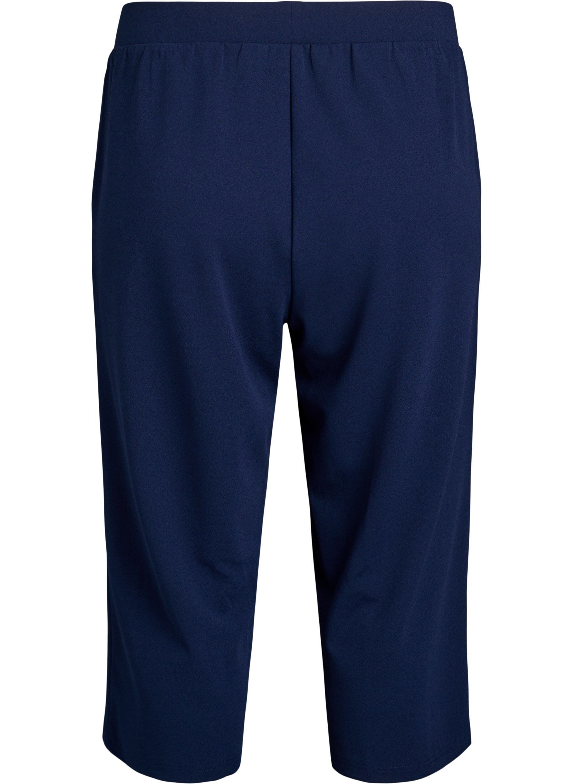 ZizziHochtaillierte Knickerbocker mit lockerem Schnitt, Blau, Packshot image number 1