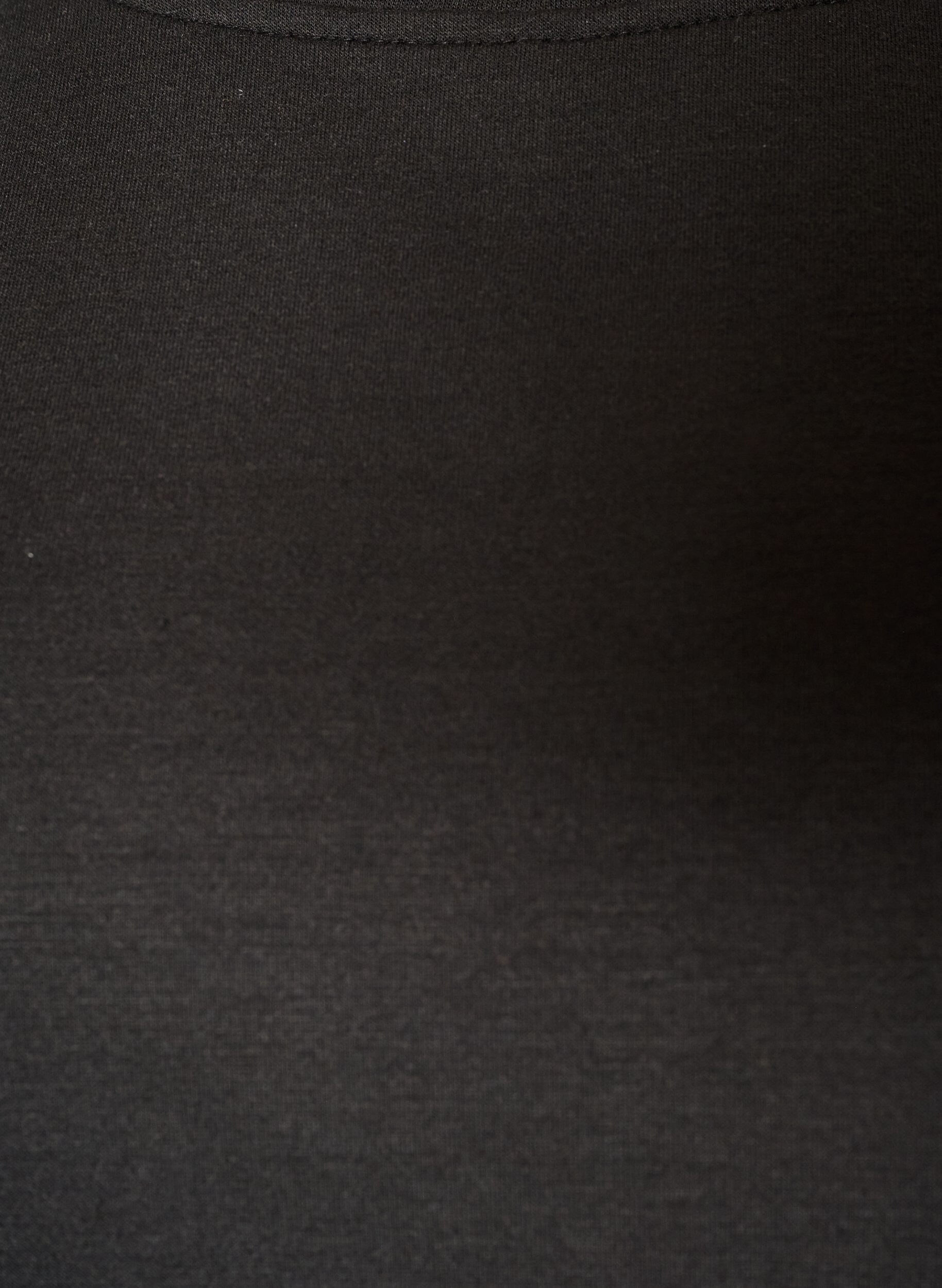 ZizziJerseybluse im Lagenlook mit Spitze, Schwarz, Packshot image number 2