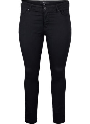 Viona Jeans mit normaler Taille, Black, Packshot image number 0