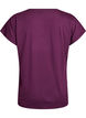 Einfarbiges Trainings-T-Shirt, Lila, Packshot image number 1