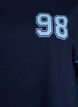 Kurzes T-Shirt-Kleid mit sportlichen Details, Blau, Packshot image number 2