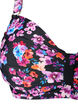 Bikinioberteil mit B&uuml;gel und Muster, Lila, Packshot image number 2