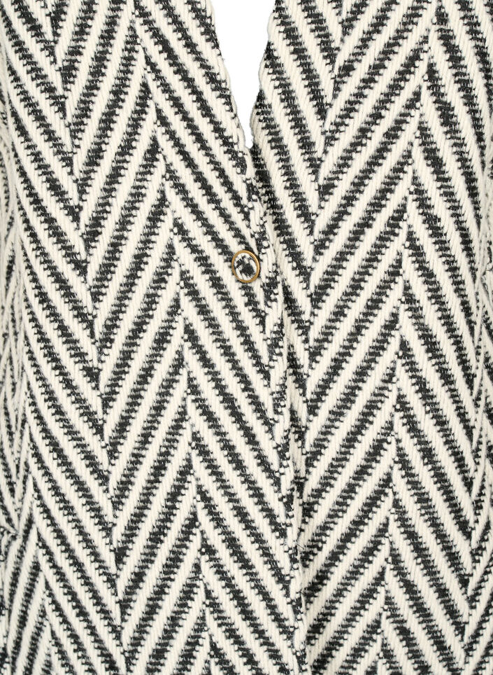 Gemusterte Jacke, Black w. White, Packshot image number 2