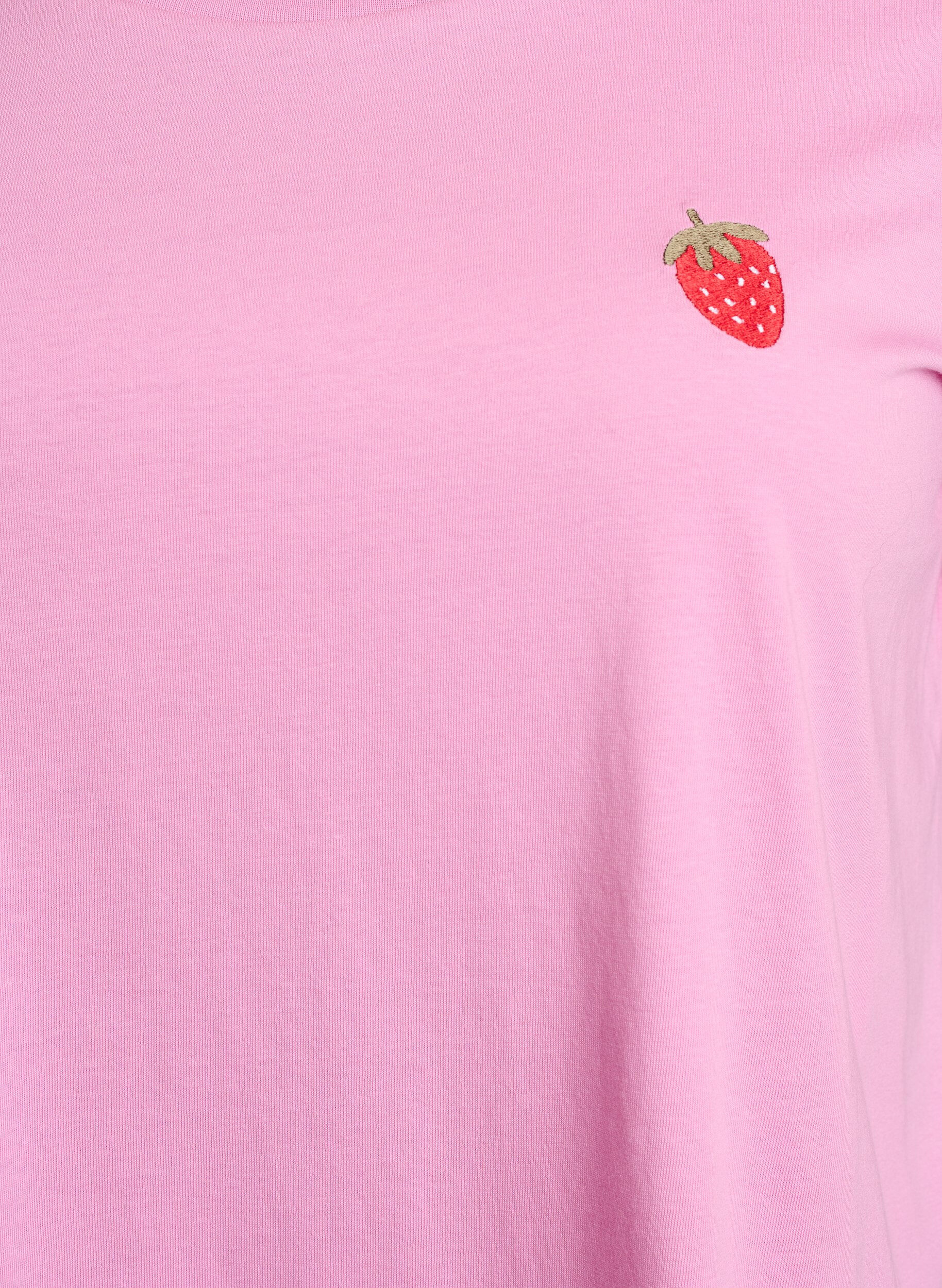 ZizziT-Shirt mit Erdbeer-Stickerei, Begonia P. W. Berry, Packshot image number 2