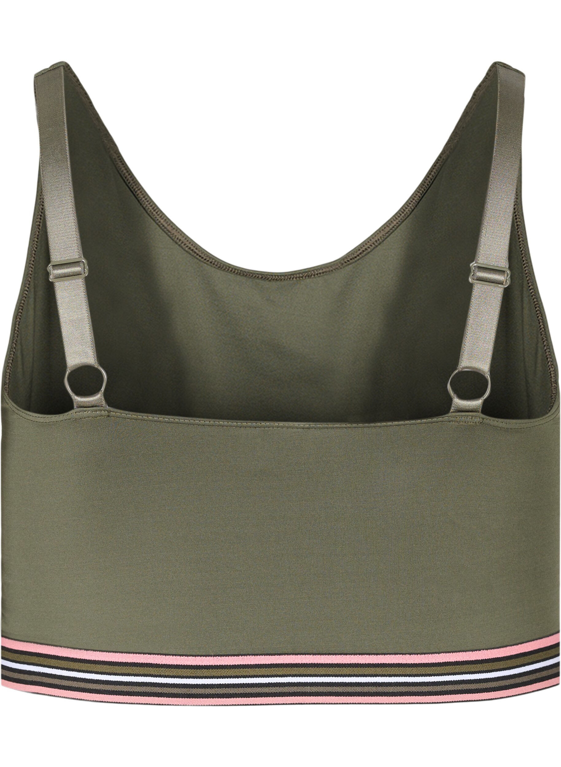 ZizziWeicher BH mit verstellbaren Tr&auml;gern, Gr&uuml;n, Packshot image number 1