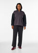 Sweatshirt mit Teddy-&Auml;rmeln und hohem Kragen, Grau, Model image number 1