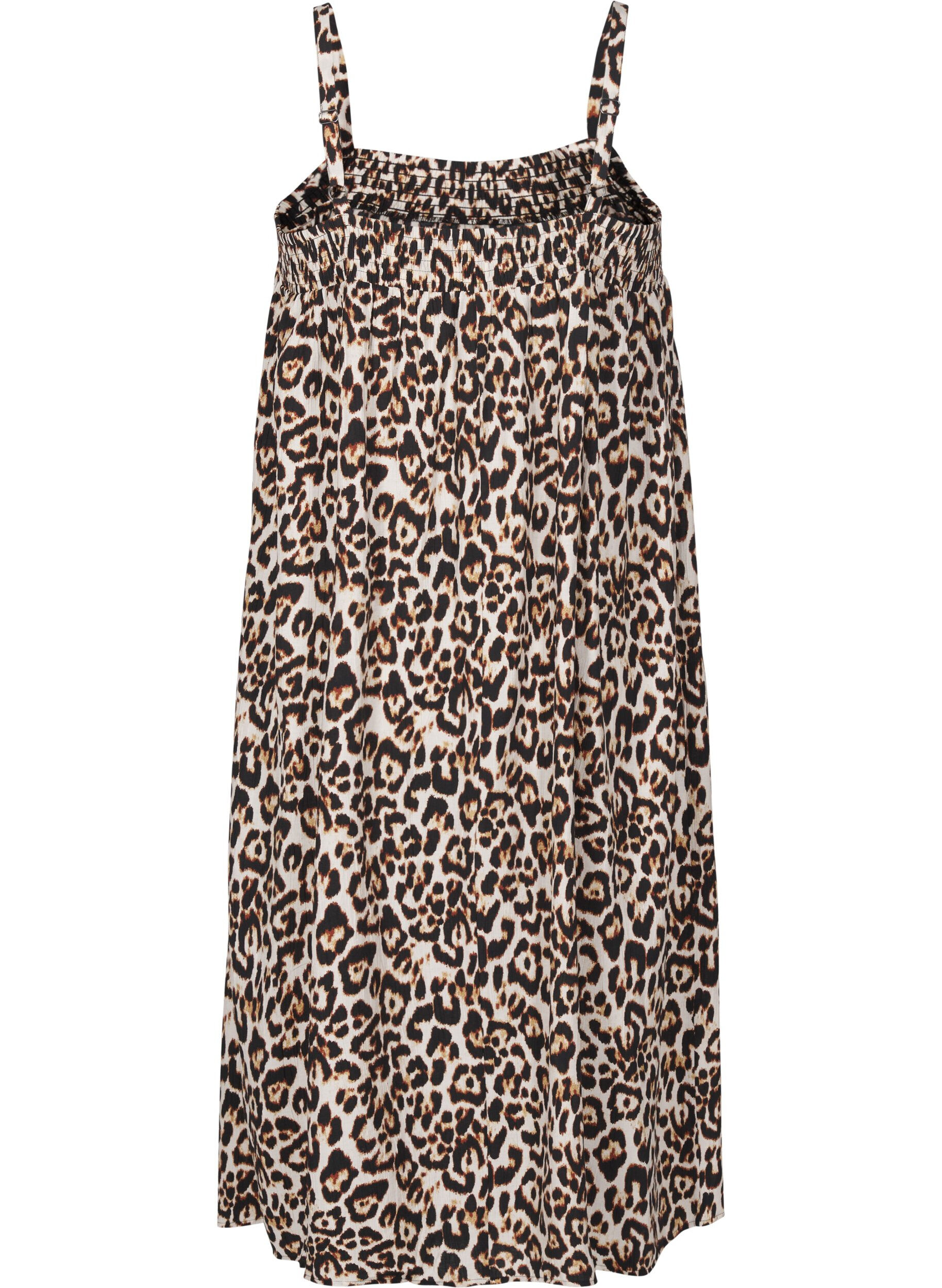 ZizziMidi-Tr&auml;gerkleid aus Viskose, Beige, Packshot image number 1