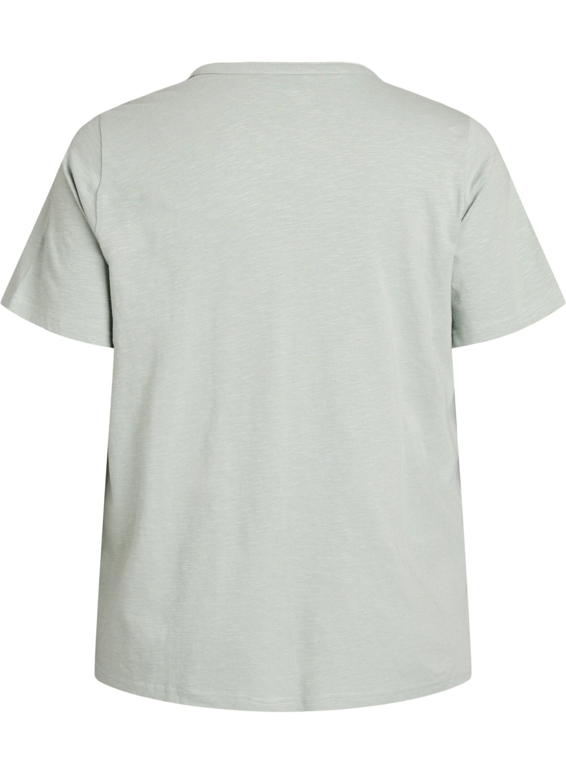 ZizziT-Shirt mit Knopfleiste, Gr&uuml;n, Packshot image number 1