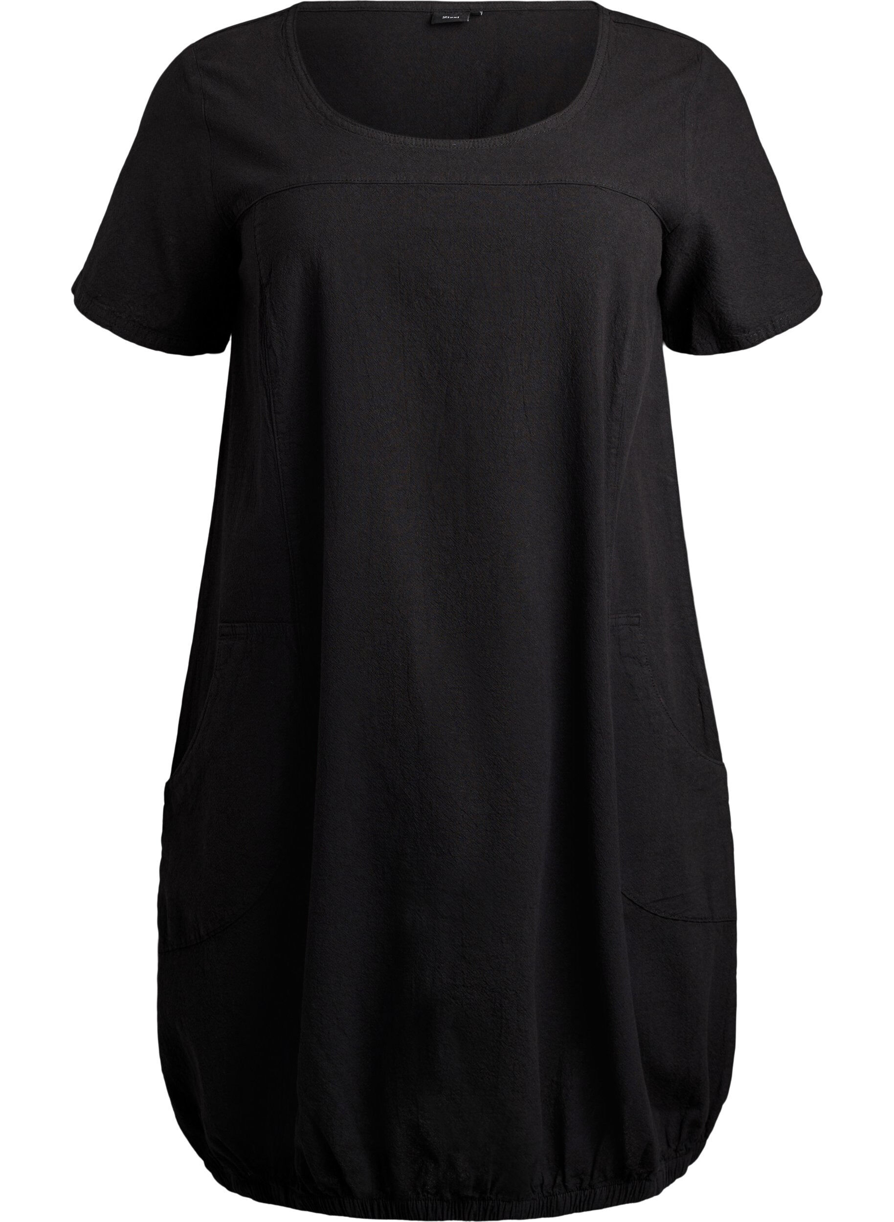 Kurzarm Kleid aus Baumwolle