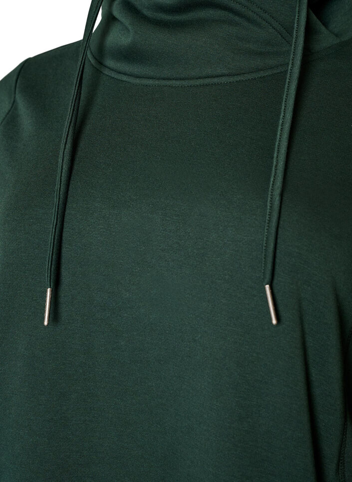 Sweatshirt mit Stehkragen und Taschen, Gr&uuml;n, Packshot image number 2
