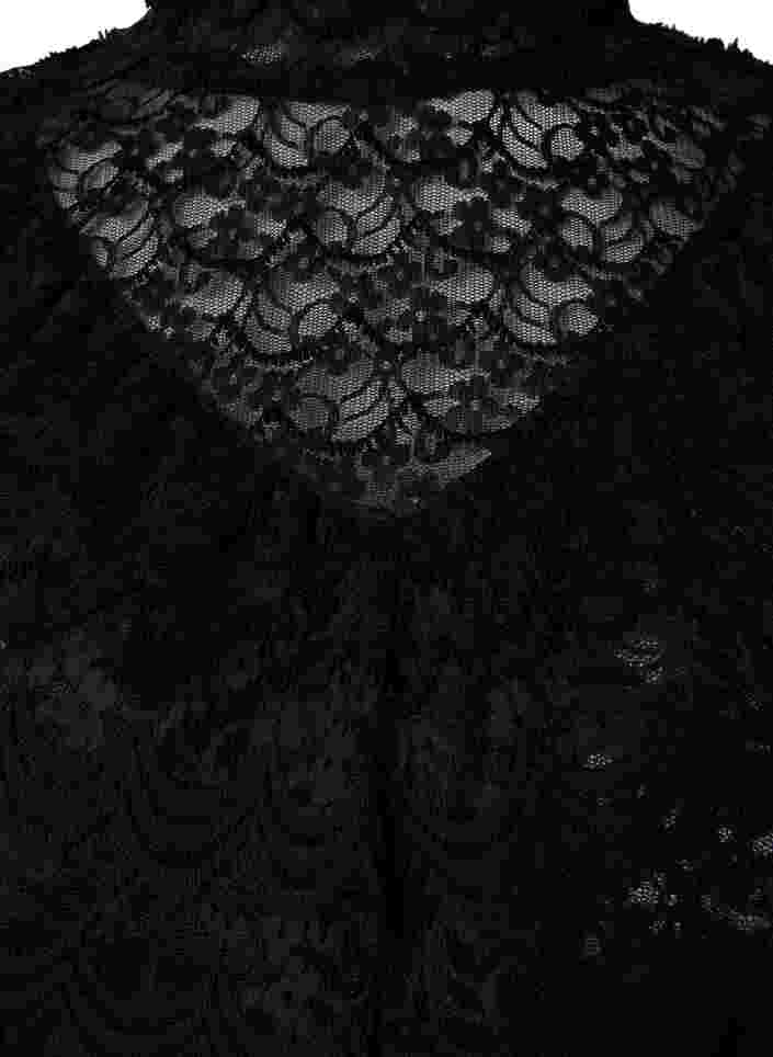 Kleid aus Spitze mit 2/4 Ärmeln, Black, Packshot image number 2