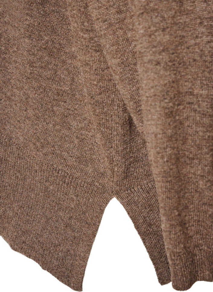 Rollkragenpullover mit lockerer Passform, Braun, Packshot image number 3