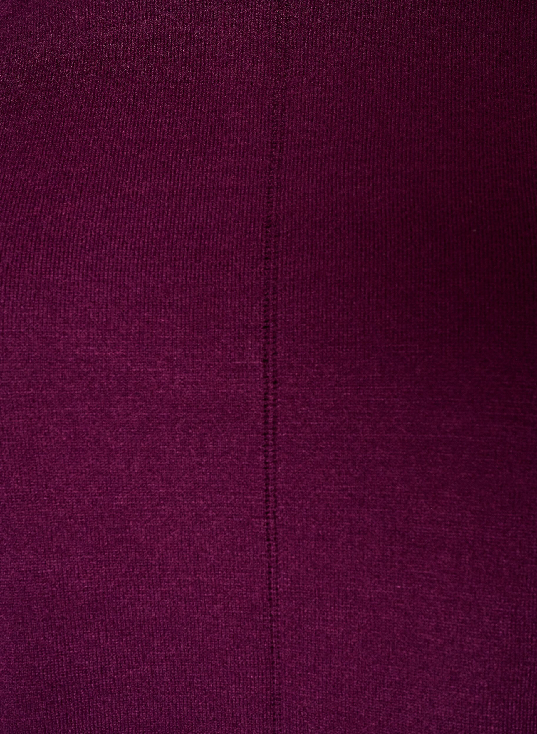 ZizziStrickbluse mit Rundhalsausschnitt und Strickmuster, Rot, Packshot image number 2