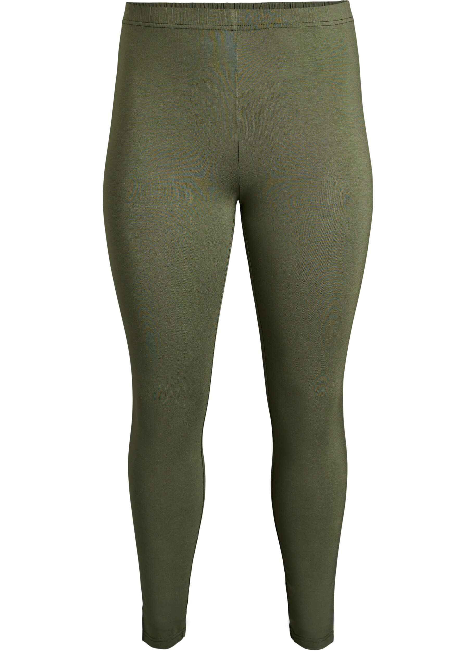 ZizziBasic Leggings aus Viskose, Gr&uuml;n, Packshot image number 0