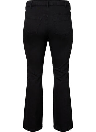 Ellen Bootcut-Jeans mit hoher Taille, Black, Packshot image number 1