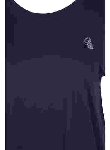 Einfarbiges Trainings-T-Shirt, Graphite, Packshot image number 2