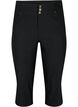 Eng anliegende Capri-Hose mit hoher Taille, Black, Packshot image number 0