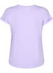 Kurz&auml;rmeliges T-Shirt aus einer Baumwollmischung, Lila, Packshot image number 1