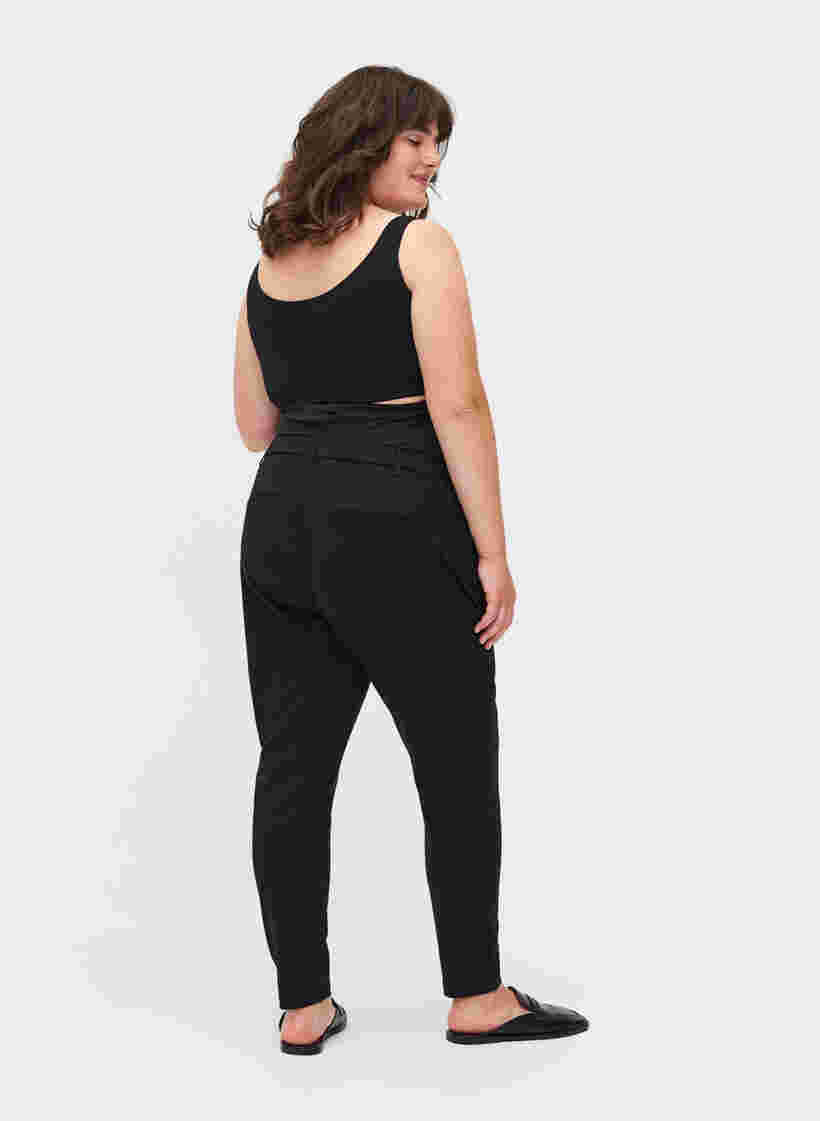 Schwangerschafts-Maddison-Hose mit Reißverschluss, Black, Model image number 1