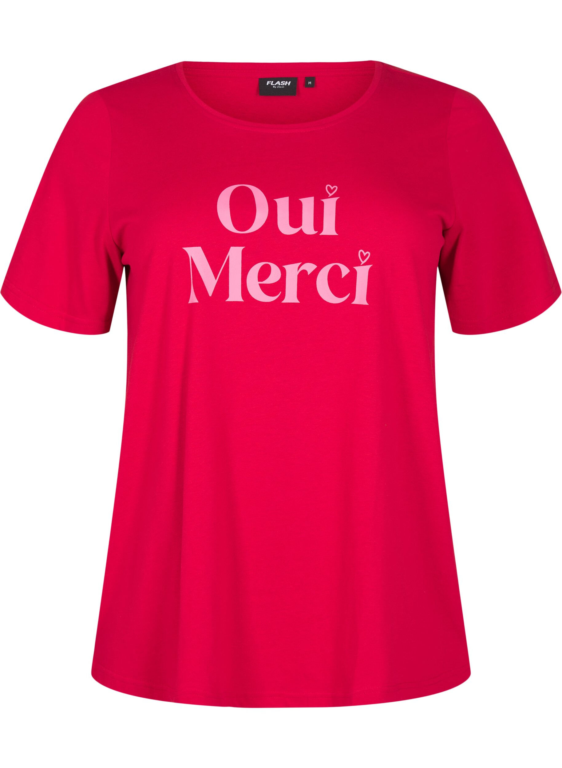 ZizziFLASH - T-Shirt mit Print, Rot, Packshot image number 0