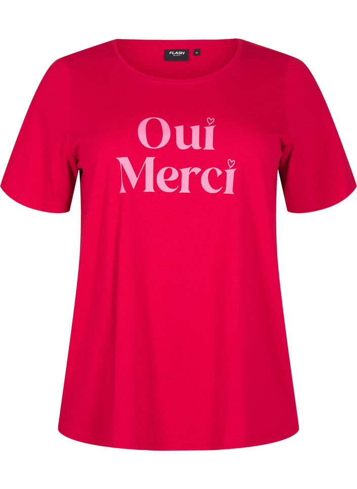 FLASH - T-Shirt mit Print, Rot, Packshot image number 0