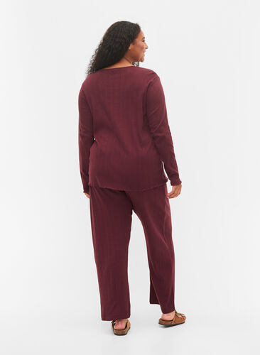Pyjamahose aus Baumwolle mit Muster, Port Royal, Model image number 1