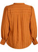 Bluse mit Längsstreifen, Orange, Packshot image number 1