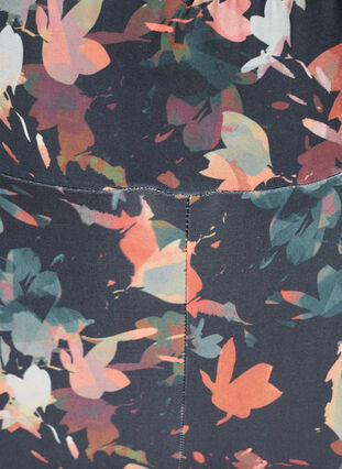 Cropped Trainingsleggings mit Blumenprint, Autumn Flower Print, Packshot image number 2