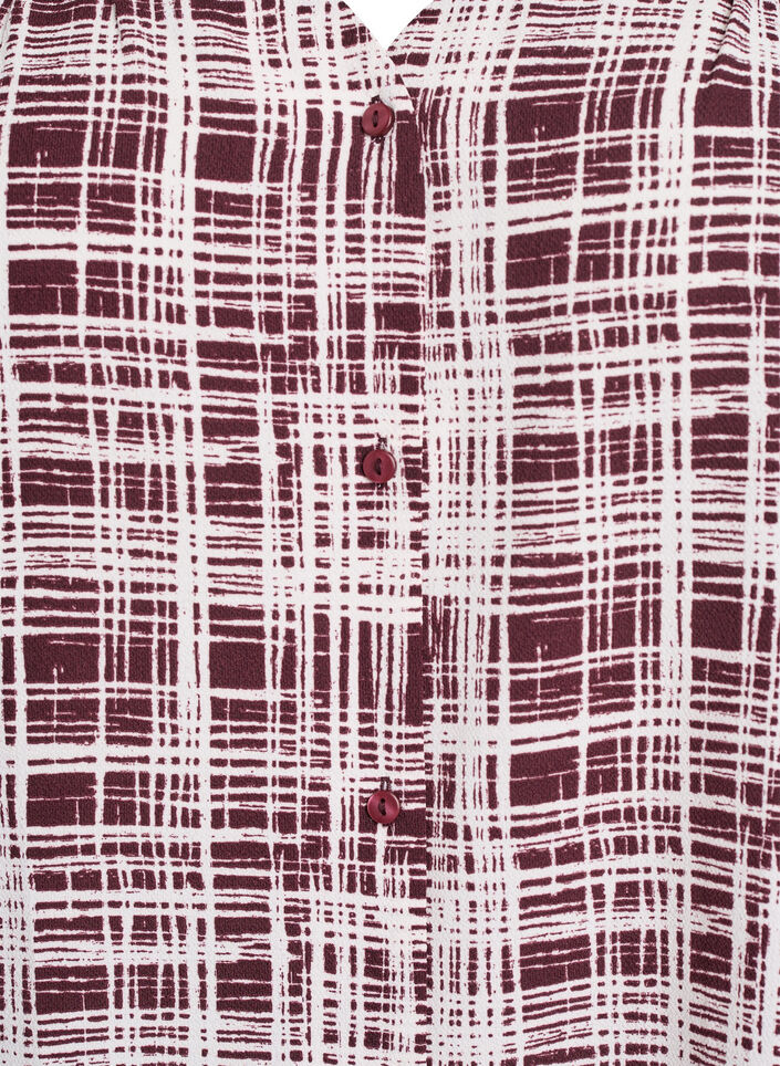 Bluse mit 1/2 Ärmeln, Dunkles Bordeaux, Packshot image number 2