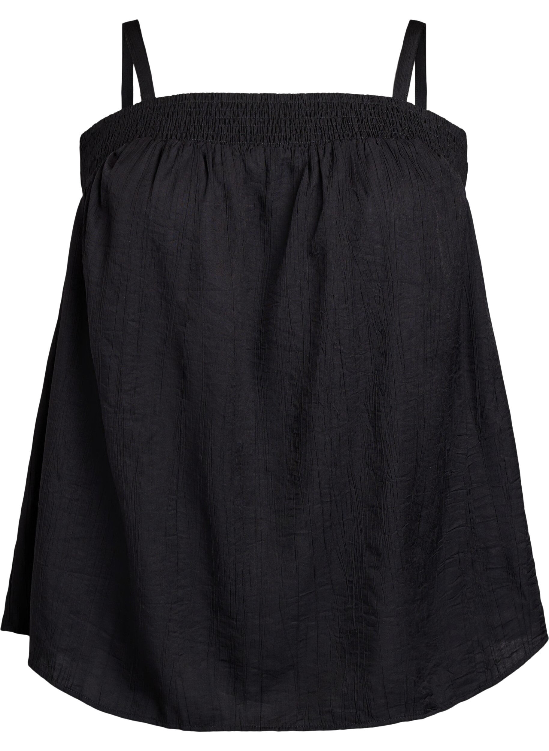 Viskose-Top mit schmalen Tr&auml;gern