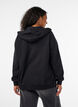 Kapuzensweatshirt mit Rei&szlig;verschluss und Taschen, Schwarz, Model image number 2