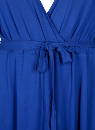 Wickelkleid aus Viskose mit kurzen Ärmeln, Bellwether SOLID, Packshot image number 2