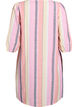 Kleid aus Leinen und Viskose mit 3/4-&Auml;rmeln, Gelb, Packshot image number 1