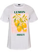 T-shirt aus Baumwolle mit Print, Wei&szlig;, Packshot image number 0