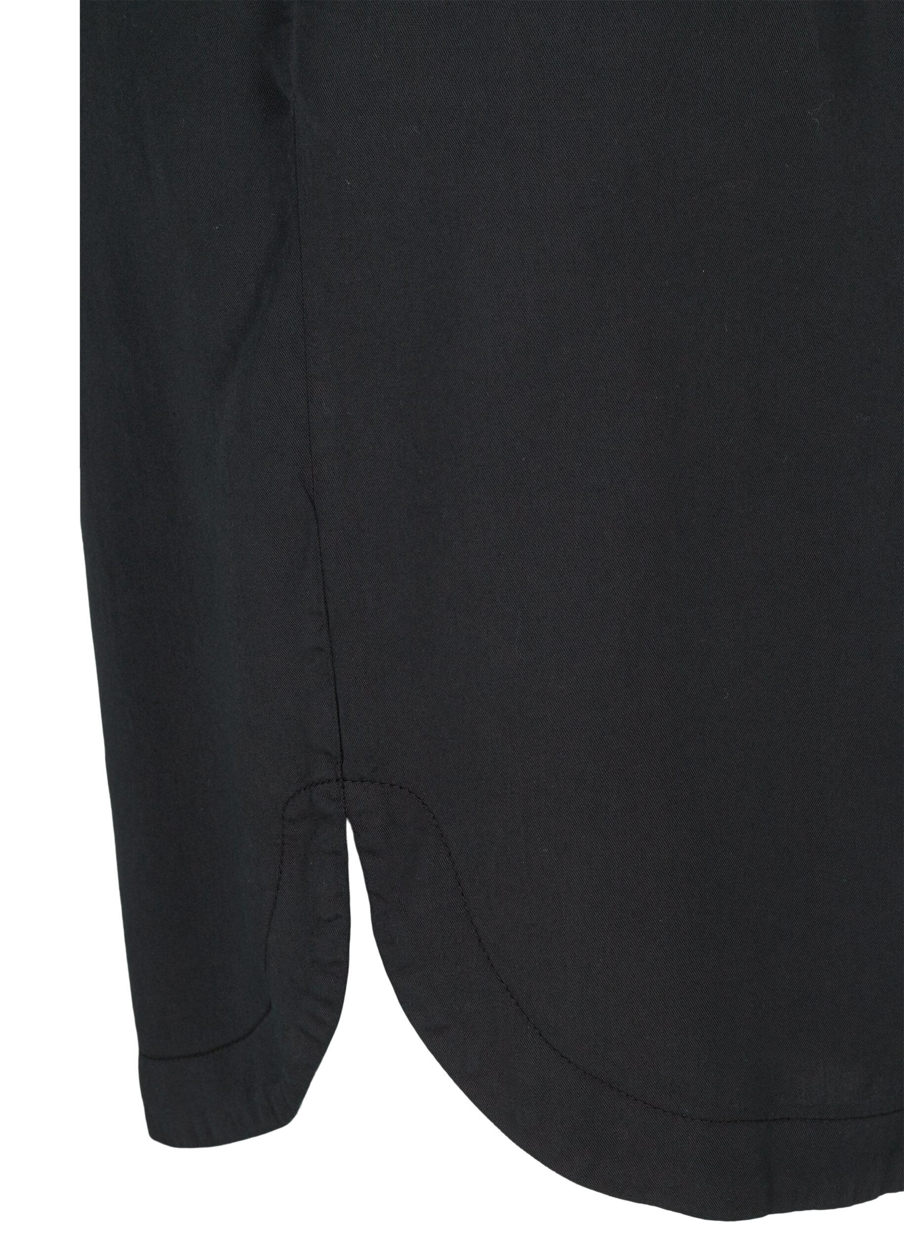 ZizziLockere Bermudashorts mit Smock, Black, Packshot image number 3