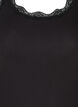 Top mit Spitzensaum, Schwarz, Packshot image number 2