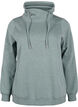 FLASH - Sweatshirt mit Stehkragen, Balsam Green Melange, Packshot image number 0