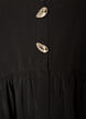 &Auml;rmellose Sch&ouml;&szlig;chenbluse mit dekorativen Kn&ouml;pfen, Schwarz, Packshot image number 2