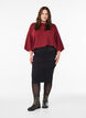 Eng anliegender Rock mit Gummibund an der Taille, Schwarz, Model image number 0